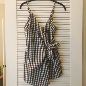 Cotton Candy LA Gingham Romper